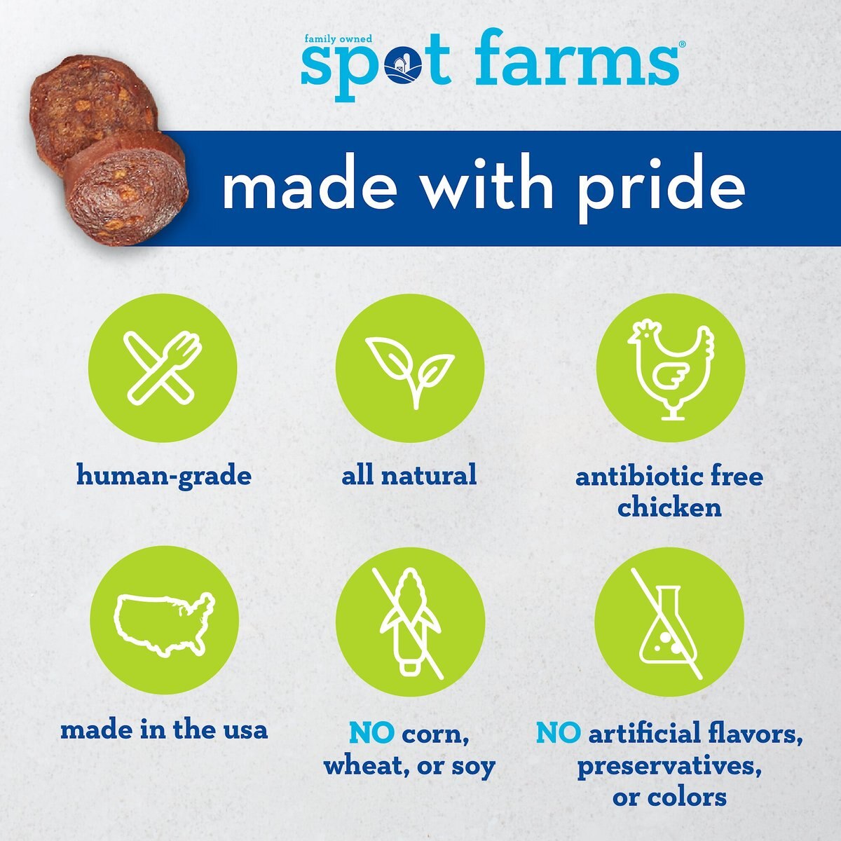 Spot Farms Chicken Apple Sausage Recipe Dog Treats