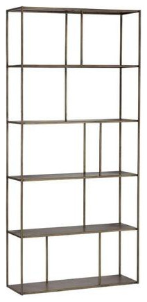 Bailey Bookcase   Industrial   Bookcases   by Peachtree Fine Furniture  Houzz