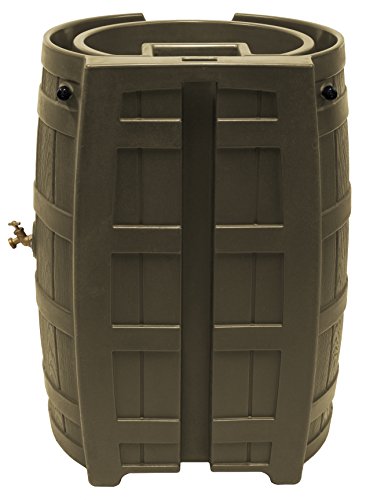 Good Ideas Rain Wizard 65 Gallon Rain Barrel - Khaki