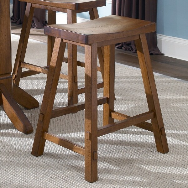 The Gray Barn Creations Sawhorse Stool - Tobacco