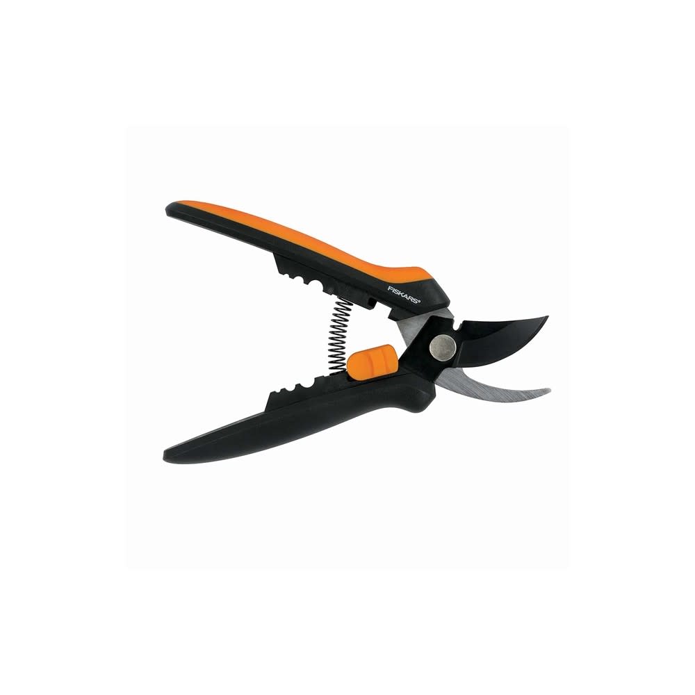 Fiskars Steel Blade Floral Bypass Pruner with Softgrip Handle