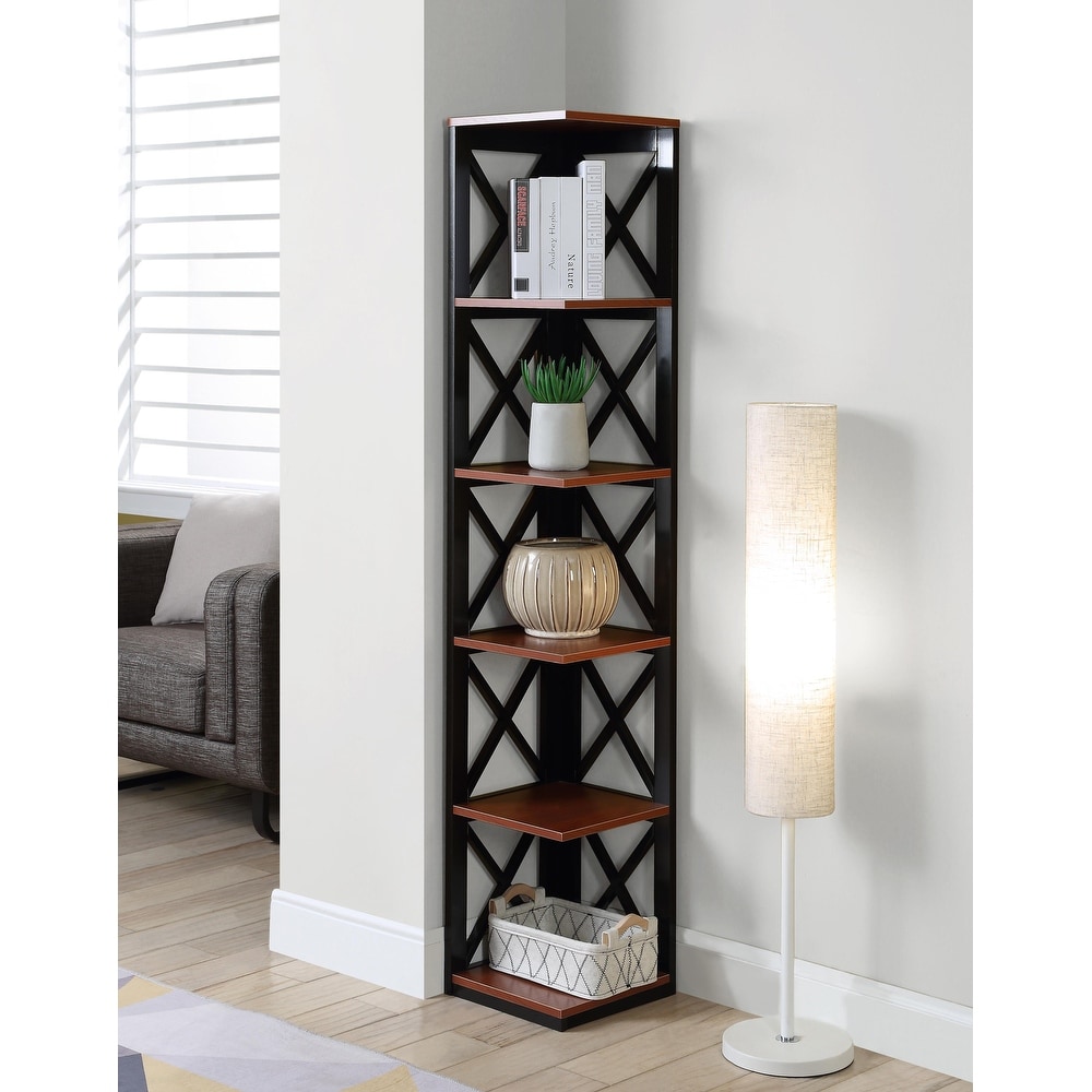 Convenience Concepts Oxford 5 Tier Corner Bookcase