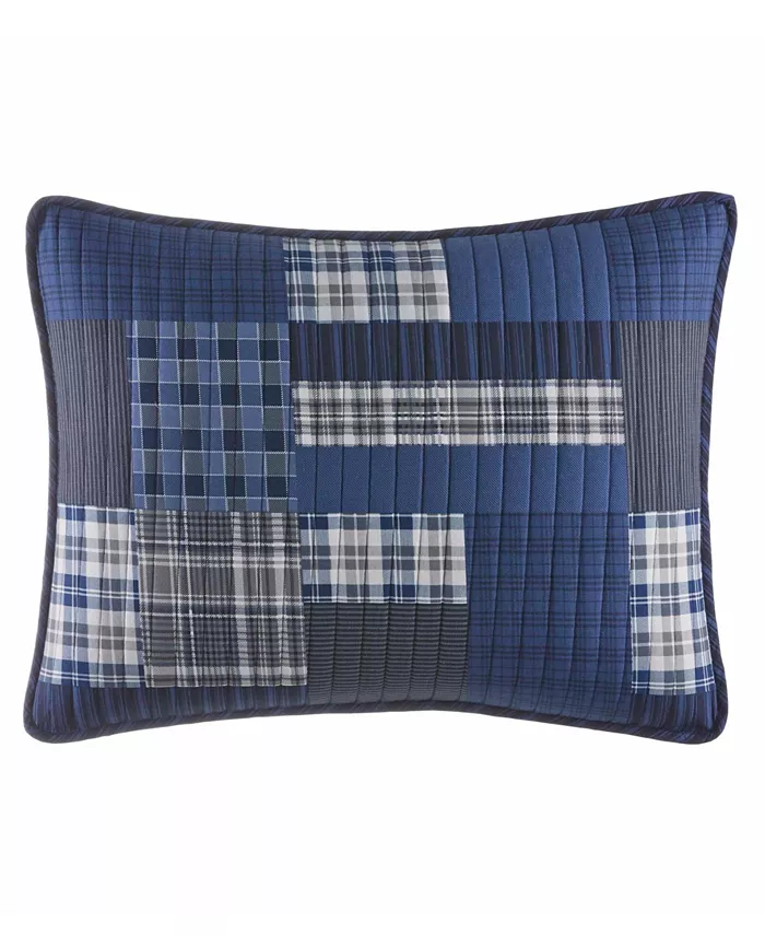 Eddie Bauer Eastmont Navy Reversible 2-Piece Twin Quilt Set