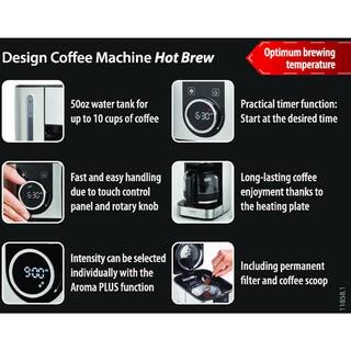 Caso Design 10-Cup Stainless Steel Coffee Maker 11858