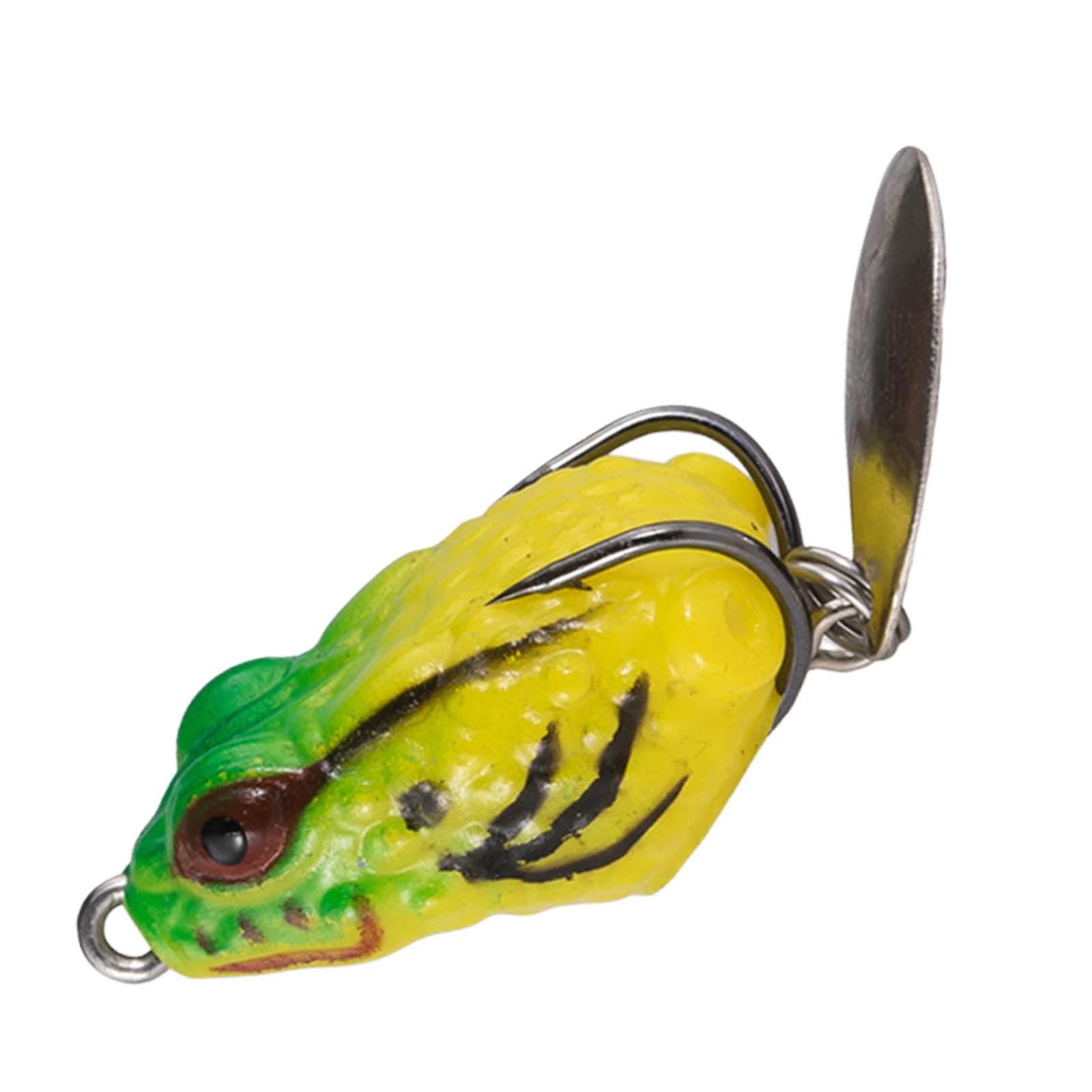 Frog Lure Bass Bait Metal Sequin Swimbait Float On Water Lure For Freshwater Style G