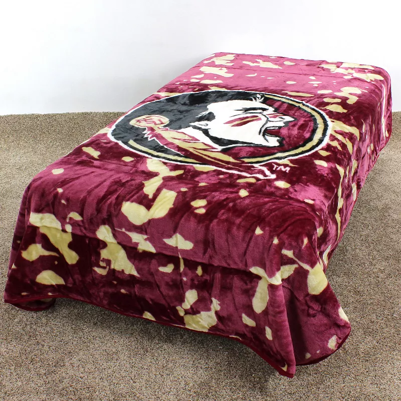 College Covers Florida State Seminoles Raschel Throw Blanket