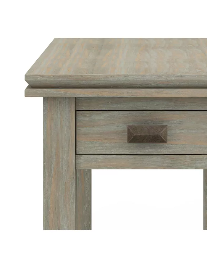 Simpli Home Artisan Solid Wood Narrow Side Table