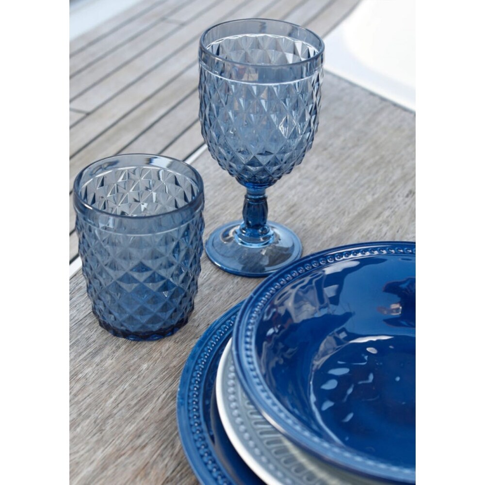 Blue Melamine Harmony Collection   Set of 6