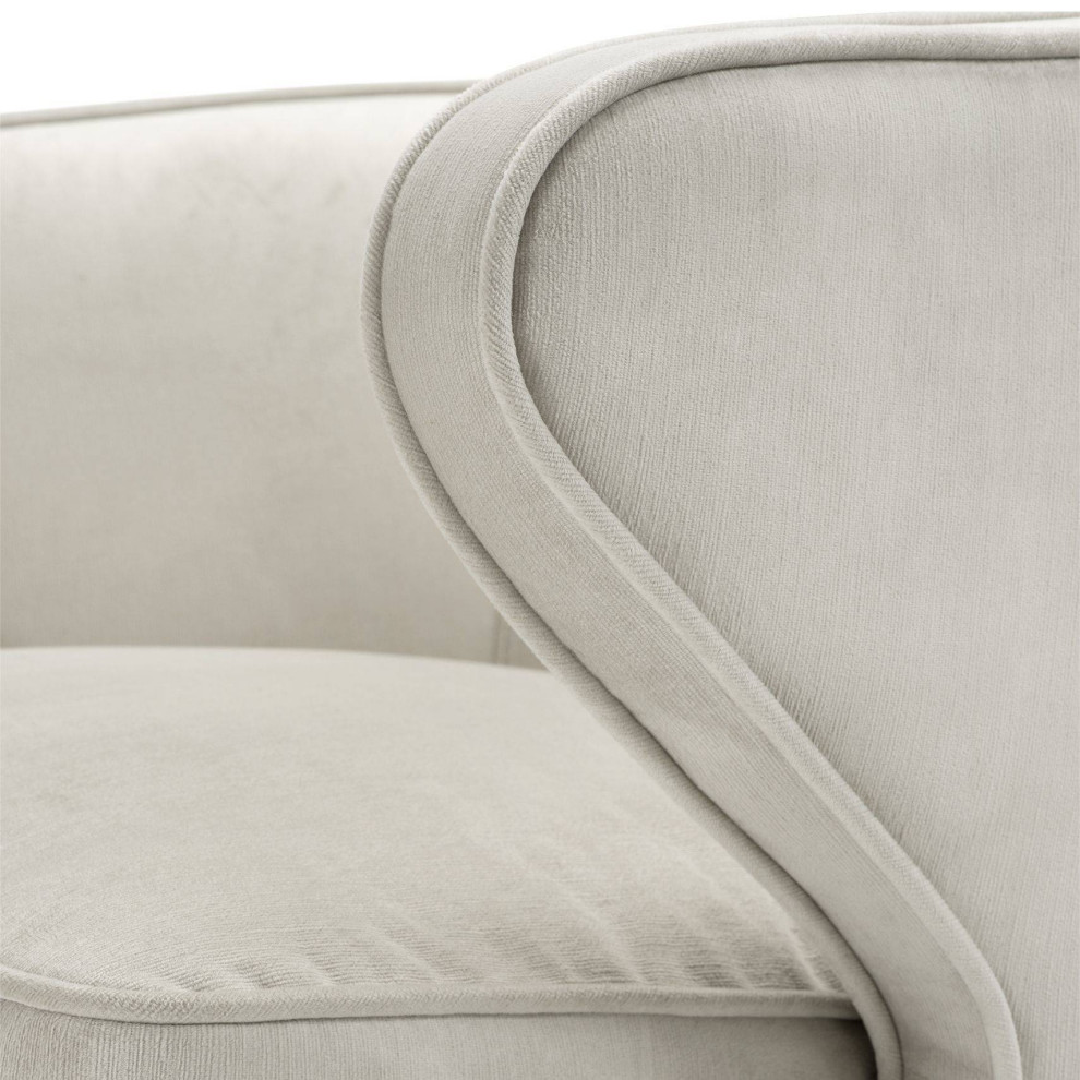 Gray Velvet Swivel Chair  Eichholtz Dorset   Transitional   Armchairs And Accent Chairs   by Oroa   Distinctive Furniture  Houzz