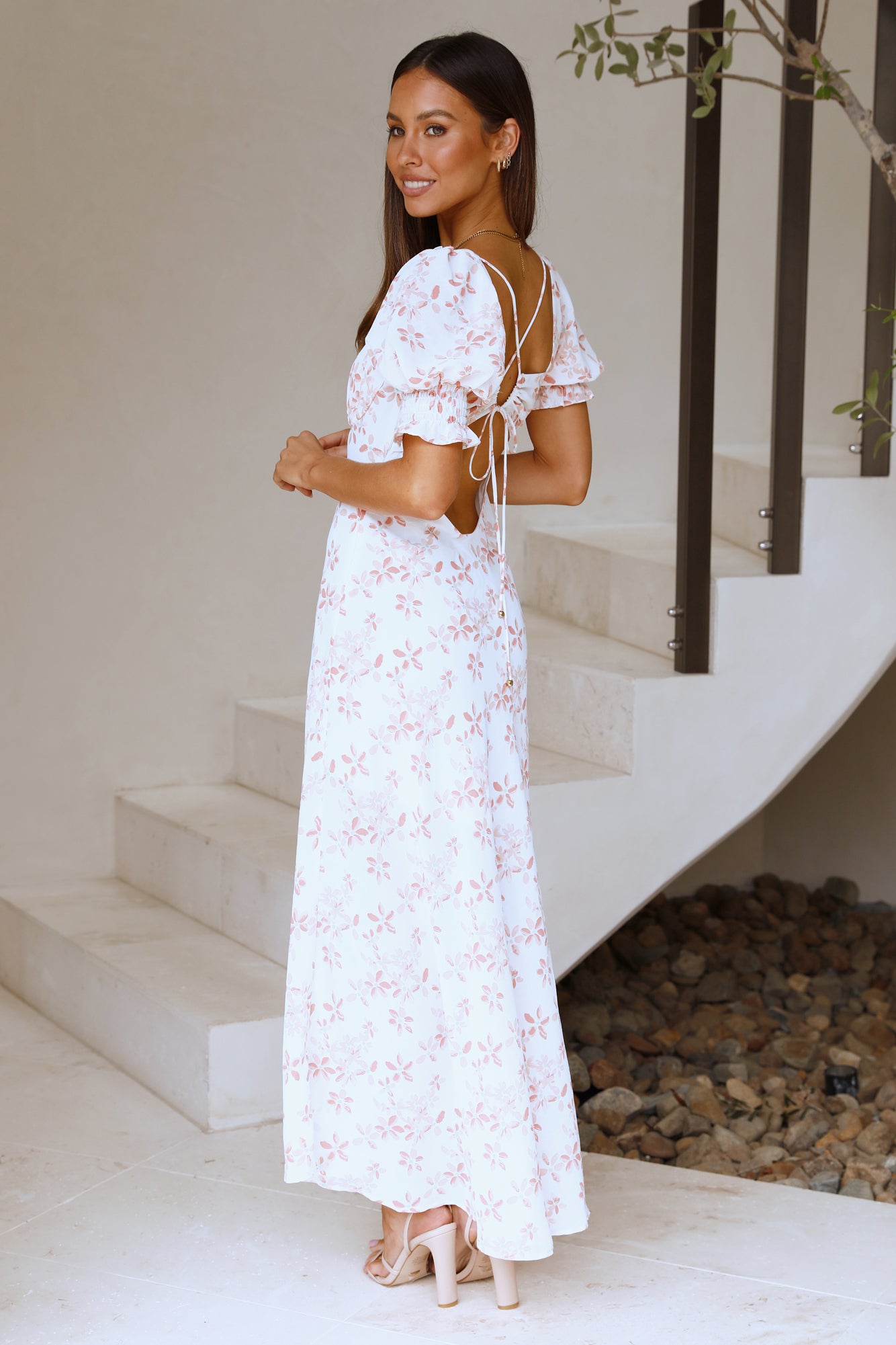 By The Coastline Maxi Dress Floral