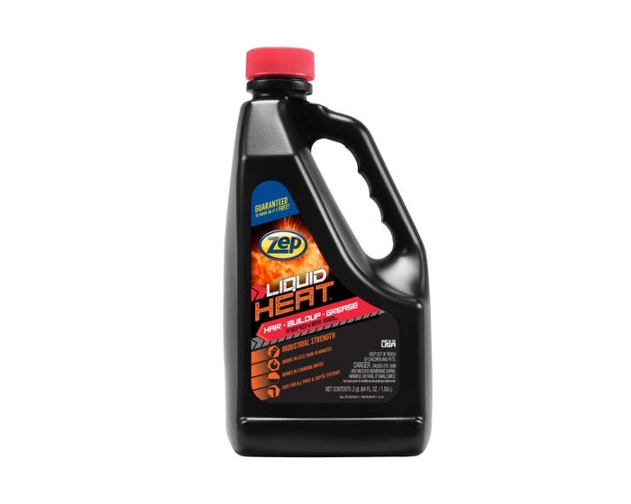 Zep Liquid Heat Drain Opener Gel， 64 oz. - ZULHG64