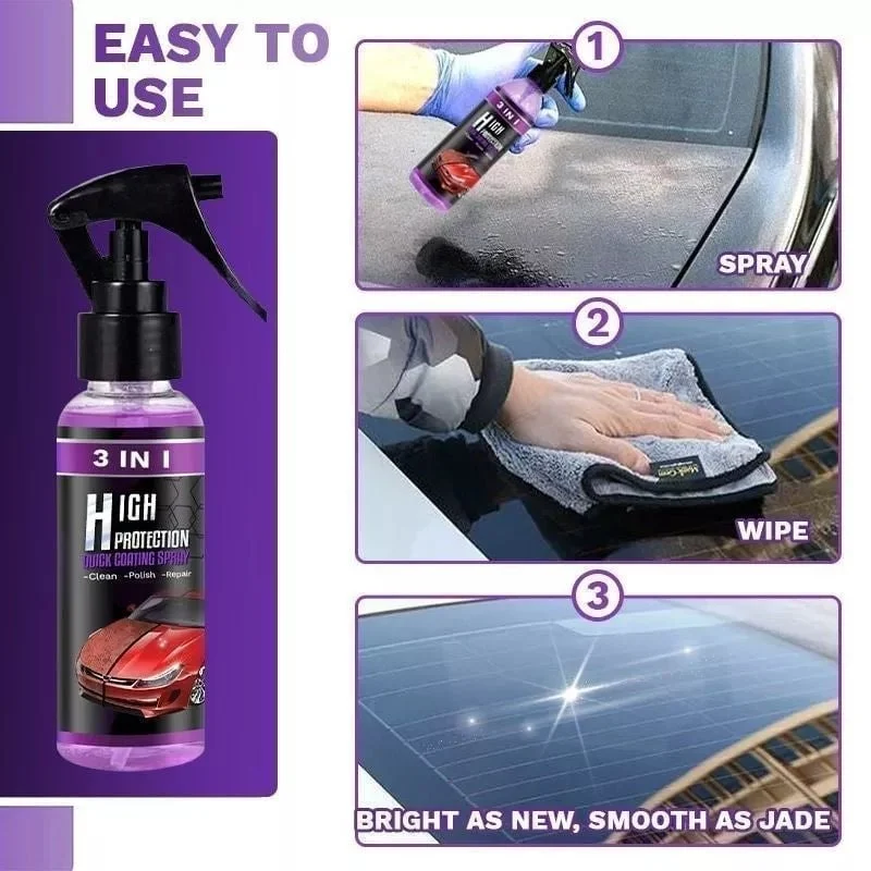 💥 -Buy 2 Get 1 Free💥3 in 1 High Protection Quick Coating Spray