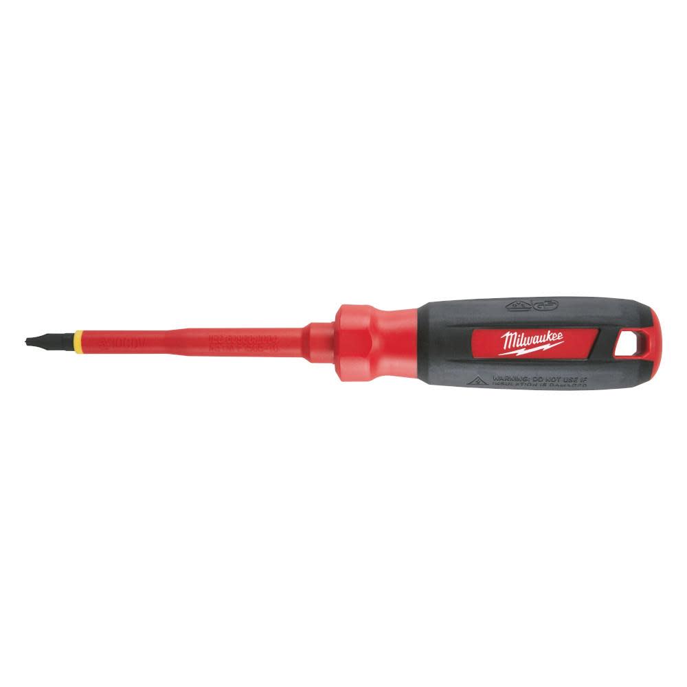 MW #1 ECX 4 in. 1000V Insulated Screwdriver 48-22-2241 from MW