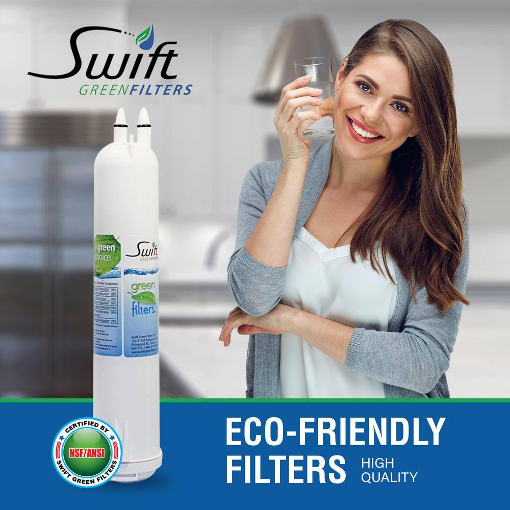 Swift Green Filters SGF-W84 Compatible Refrigerator Water Filter for 4396841 EDR3RXD1 EFF-6016A EDR3RXD1 (2 Pack) SGF-W84-2 Pack