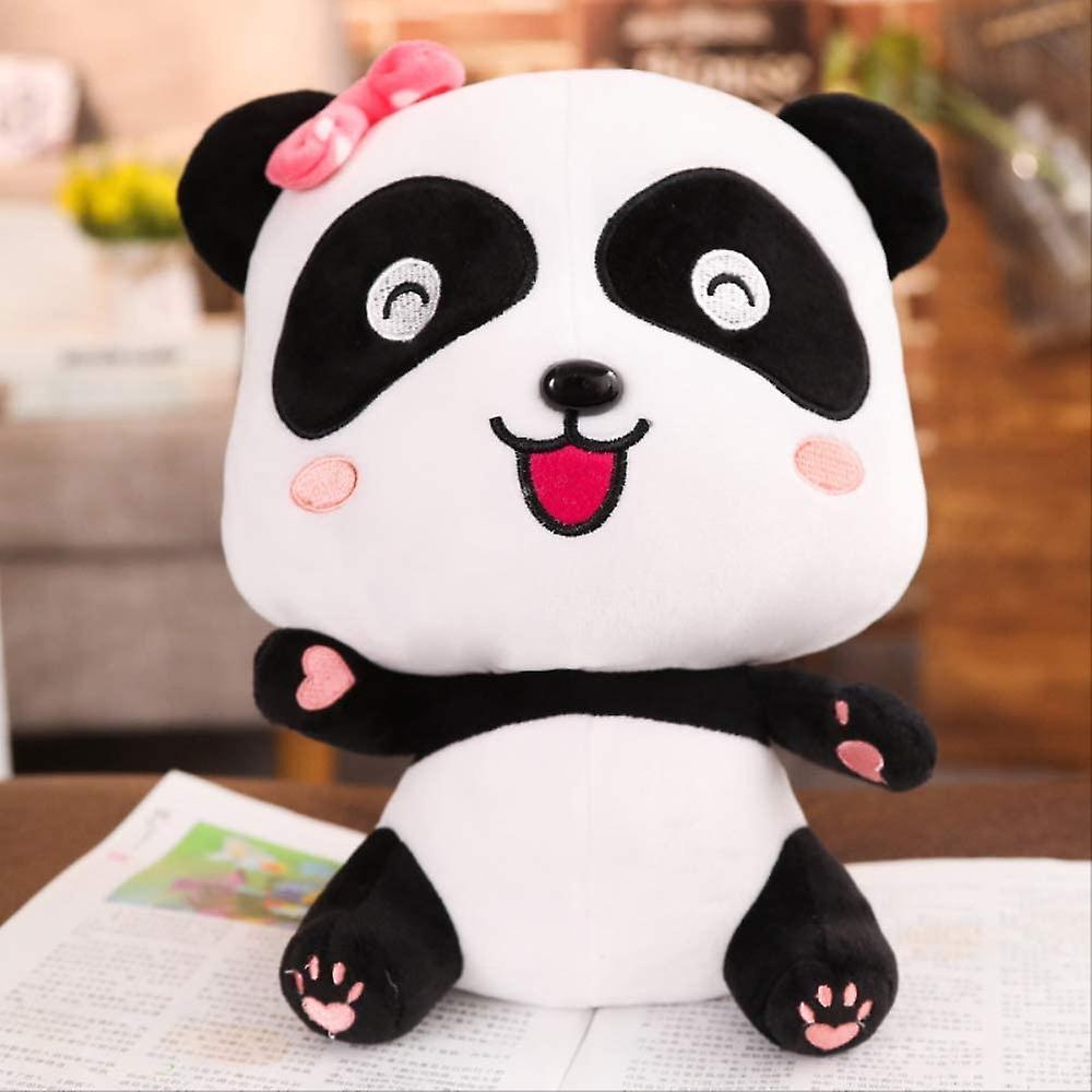 Lovely Baby Bus Panda Plush Toy Stuffed Animal Soft Doll Cute Cartoon Soft Cushion Pillow Best Gift For Children Girl 45cm