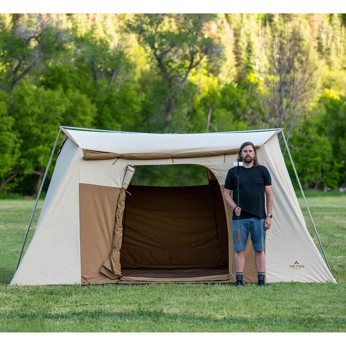 TETON Sports Mesa 8Person Canvas Tent  Tan