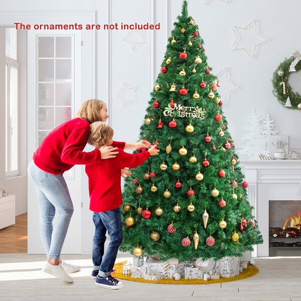 Premium 8Foot Green PVC Artificial Christmas Tree for Festive Celebrations