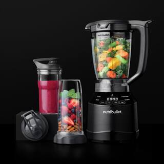 NutriBullet Smart Touch 64 oz. 3-Speed Black Combo Blender with Pulse NBF50520