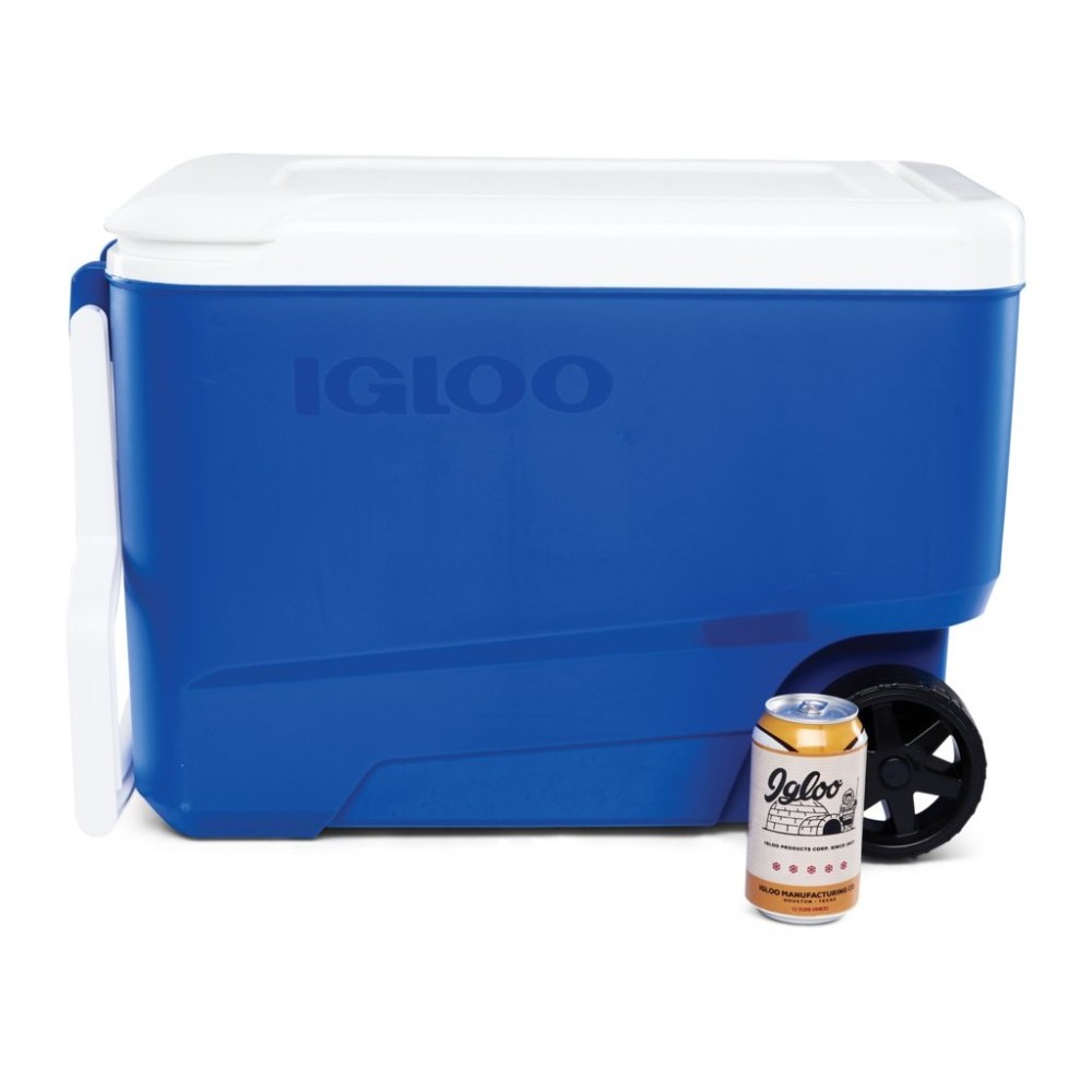 Igloo Wheelie Cool 38 Hard Cooler Majestic Blue 38qt ;