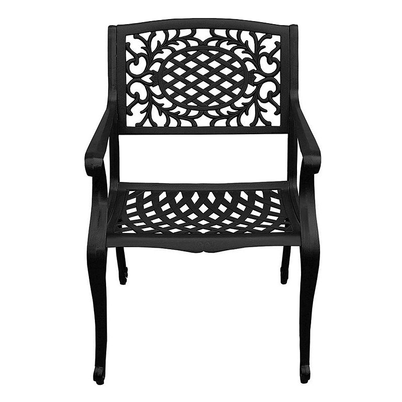 Oakland Living Ornate Traditional Patio Dining Chair