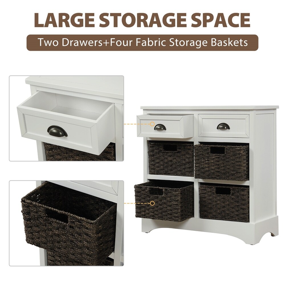 TiramisuBest Storage Cabinet with Drawers  Accent Furniture