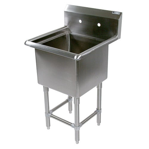 John Boos 1B18244 B-Series 1 Compartment Pot Sink， 23