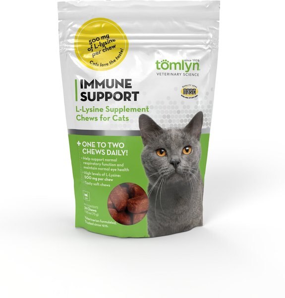 Tomlyn Immune Support Hickory Flavored Soft Chews Immune Supplement for Cats