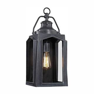 Home Decorators Collection 1-Light Charred Iron Outdoor Wall Lantern Sconce HD-1509