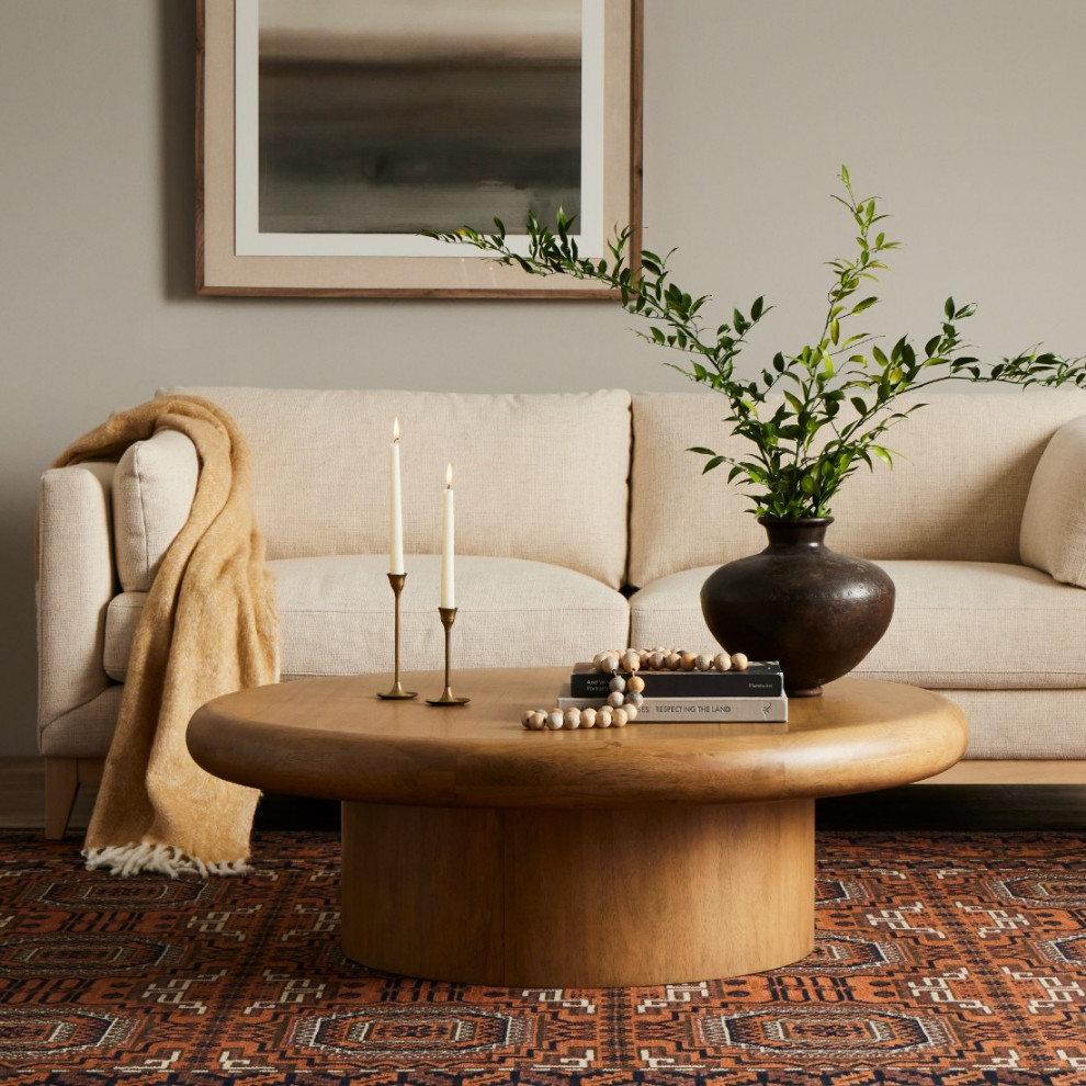 Zach Large Coffee Table Burnished   Transitional   Coffee Tables   by Zin Home  Houzz