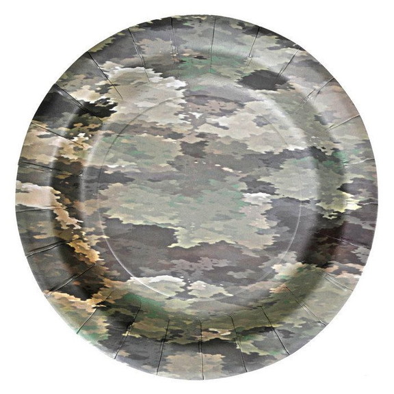 Havercamp 269382 Military Camo Party Plates 7 (8)...