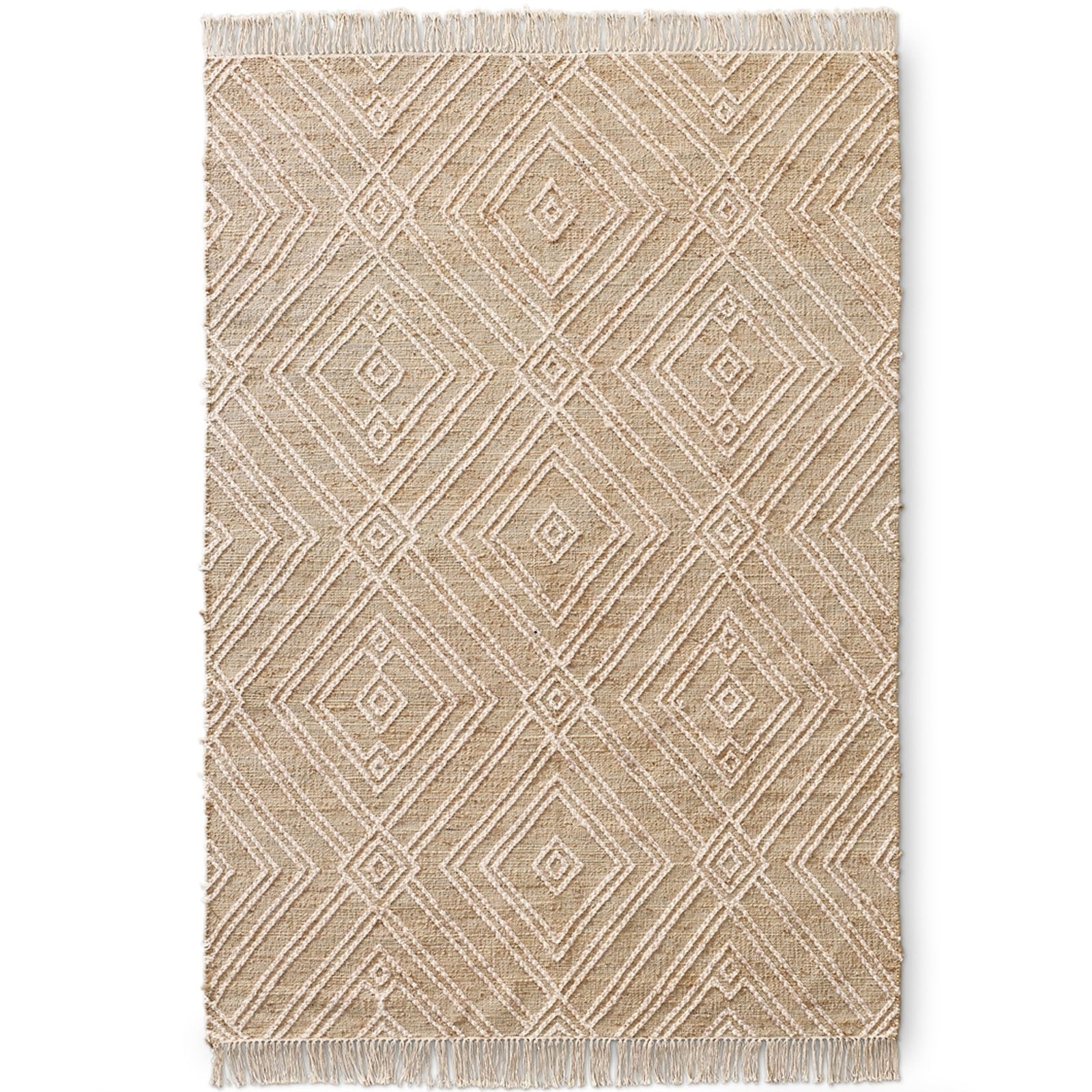 300X200 Cm Handmade Rug Jute Jh-2698-Xl