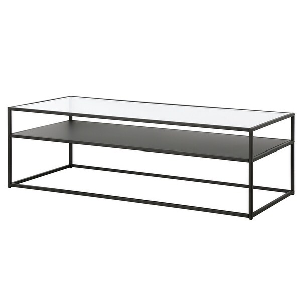 Ada Rectangular Coffee Table Blackened Bronze Finish