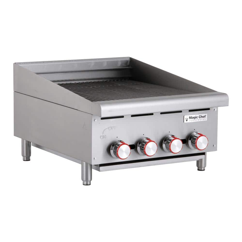 Magic Chef 24 in. Commercial Countertop Radiant Char Broiler MCCCB24A