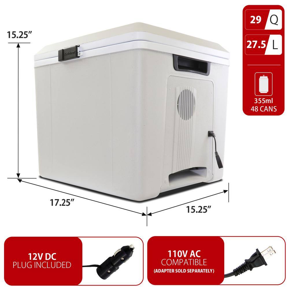 Koolatron 29 Qt (27.5 L) Thermoelectric Voyager Cooler P27