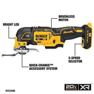 DW 20V MAX Cordless 5 Tool Combo Kit with (1) 20V 4.0Ah Battery (1) 20V 2.0Ah Battery and Charger DCK551D1M1