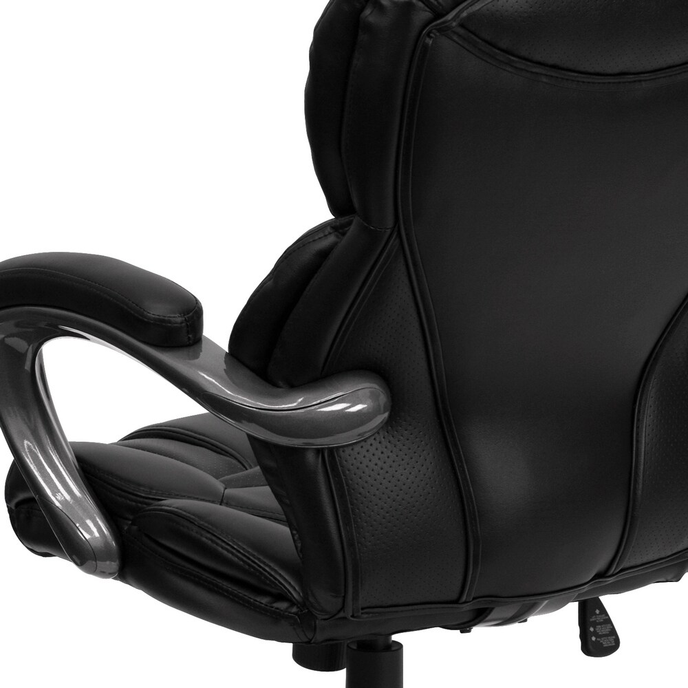 High Back Executive Swivel Ergonomic Office Chair with Accent Layered Seat