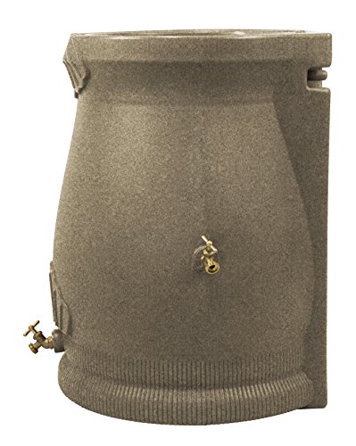 Good Ideas Rain Wizard Urn 50 Gallon Rain Barrel - Sandstone