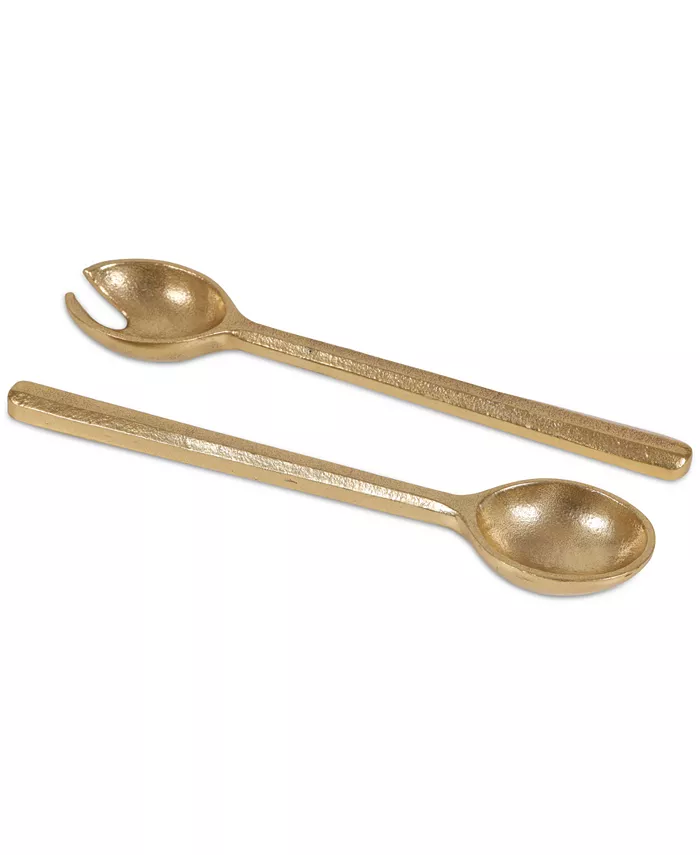 Hotel Collection Set of 2 Facet Salad Servers Created for Macys