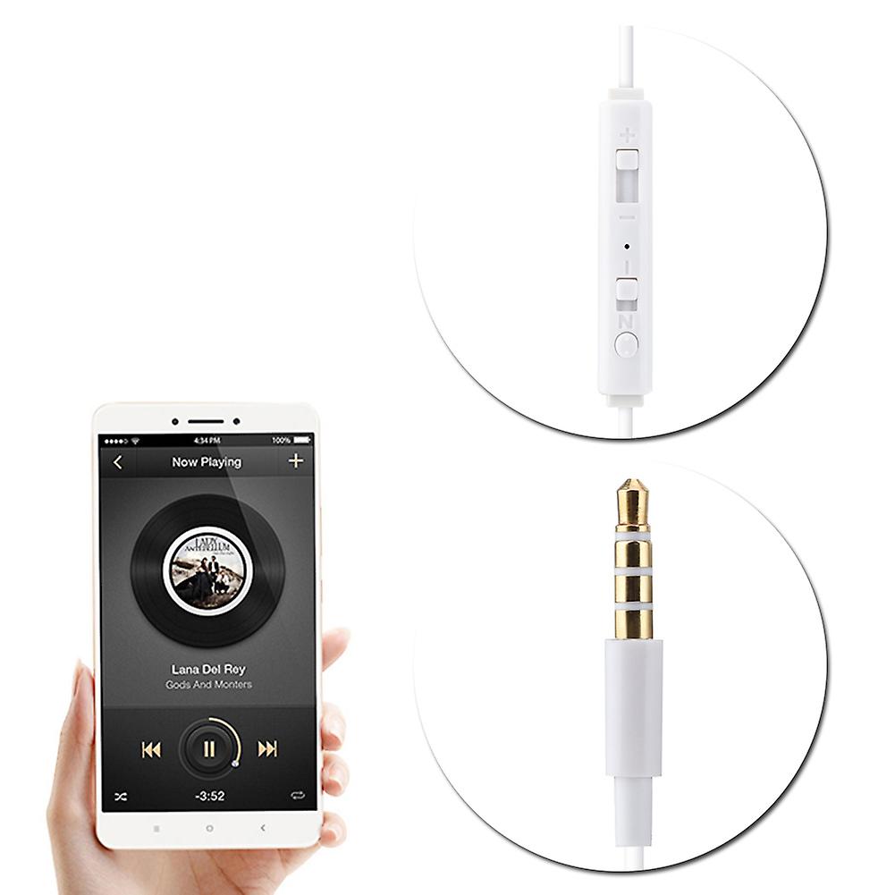 In Ear Headsets Air Tube Security Earpiece With Mic For Ios For Android White