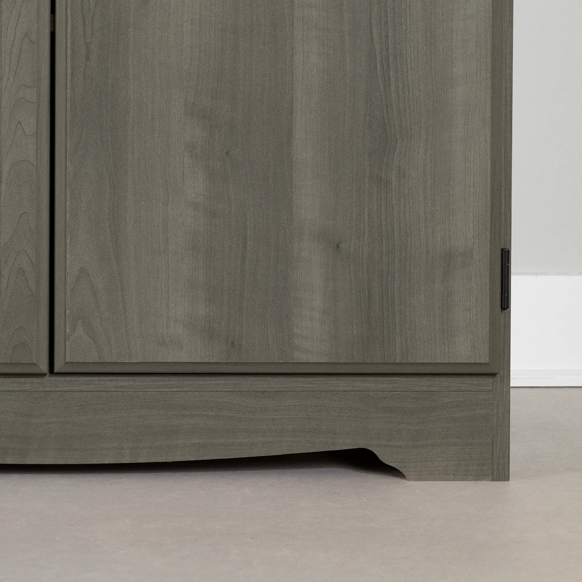 Farnel 2-Door Gray Maple Storage Cabinet