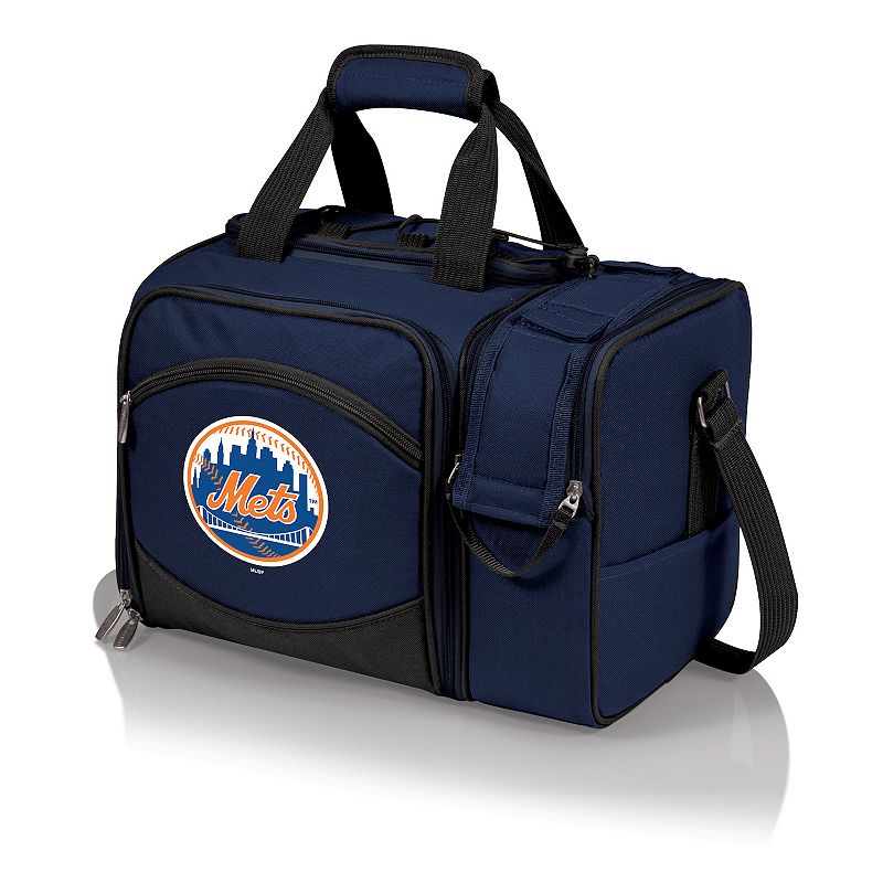 Picnic Time New York Mets Malibu Picnic Basket Cooler Set