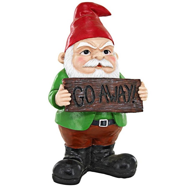 Design Toscano Mr Bad Attitude Unwelcoming Garden Gnome Statue