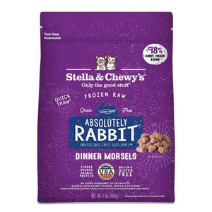 Stella and Chewy's Absolutely Rabbit Frozen Raw Dinner Morsels Cat Food