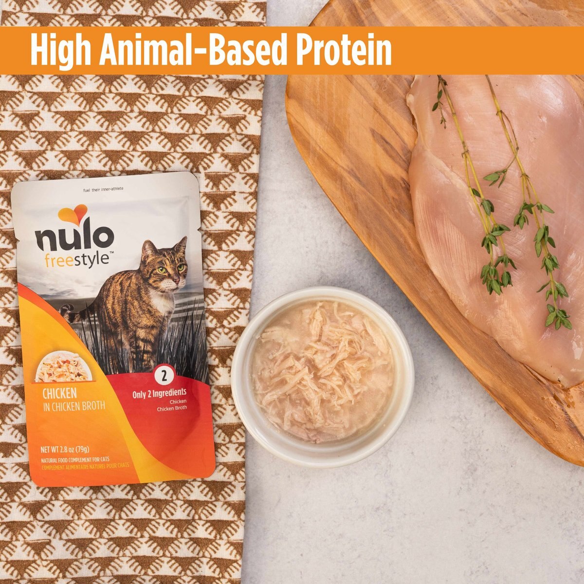 Nulo FreeStyle Chicken in Broth Cat Food Topper