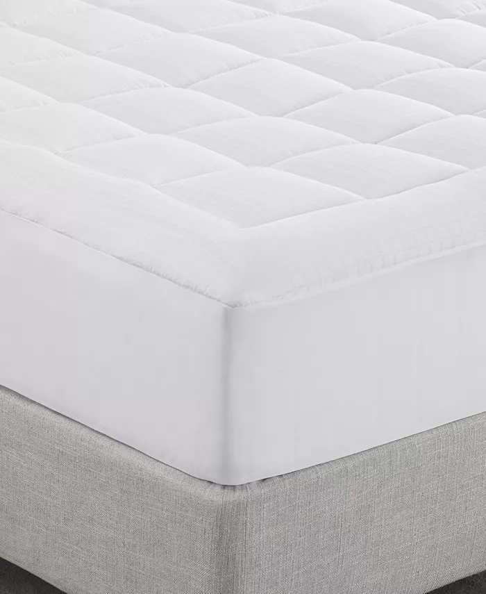 Serta Comfort Sure Deluxe Quilted Top Mattress Cover， Twin XL