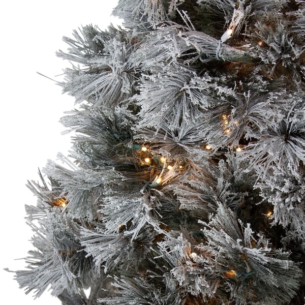 7.5' PreLit Full Black Spruce Artificial Christmas Tree