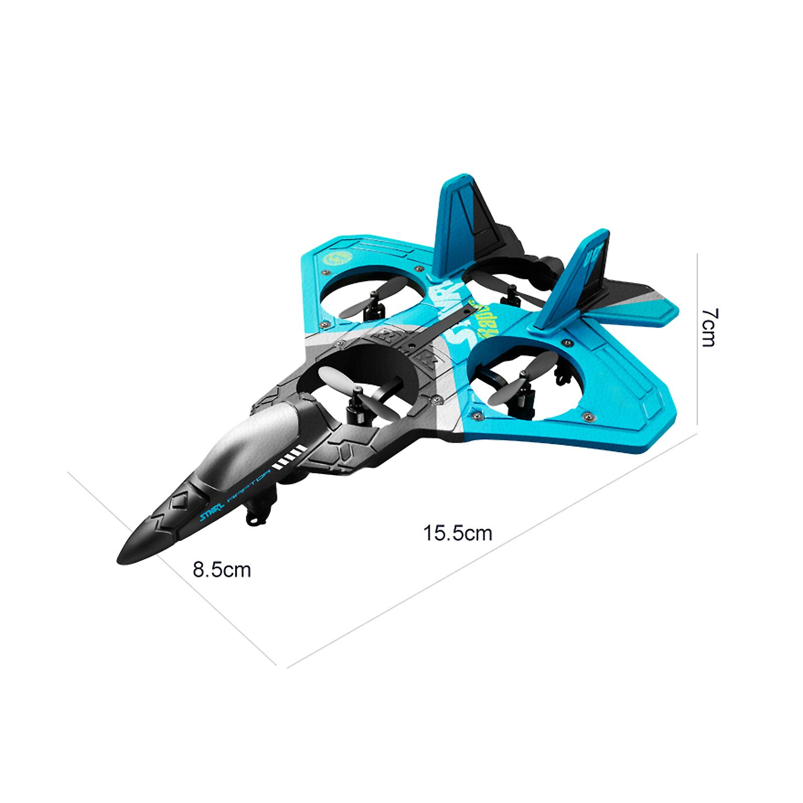 Rc Airplane 2.4ghz 6ch Epp Rc Plane 4 Motor Rc Aircraft Toys For Adult Kids With Function Gravity Sensing Stunt Roll Cool Light 2 Battery