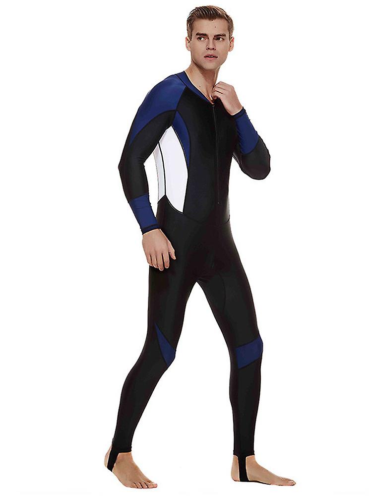 Shark Bart One-piece Swimsuit Men's Sun Protection Clothing Surf Jellyfish Suit Wetsuit Men's Snorkeling Equipment