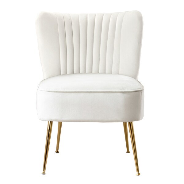 Haven Contemporary Velvet Upholstered Accent Chair