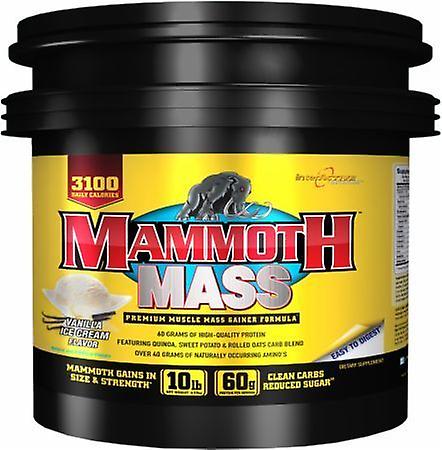 Interactive Nutrition Mammoth Mass Vanilla Ice Cream 4，54 kg